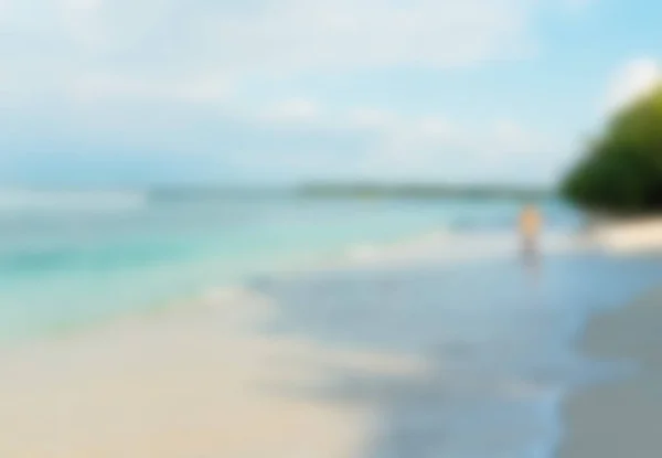 Gili Trawangan Bali Indonesia Travel theme blur background — Stock Photo, Image