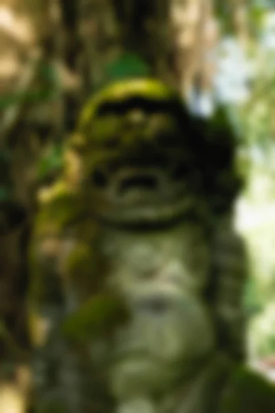 Ubud Monkey Forest Bali Indonesia Viajes tema desenfoque fondo — Foto de Stock