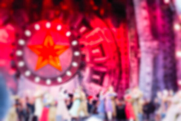 Festival concert show theme blur background