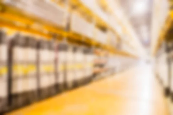 Large modern warehouse theme blur background — Stock Photo, Image