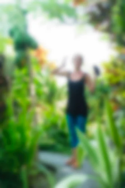 Bali Indonesia Travel theme blur background — Stock Photo, Image