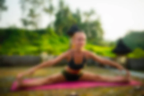 Bali Indonesia Travel theme blur background — Stock Photo, Image