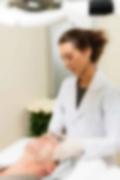 Medical cosmetology clinic theme blur background — Stock Photo, Image