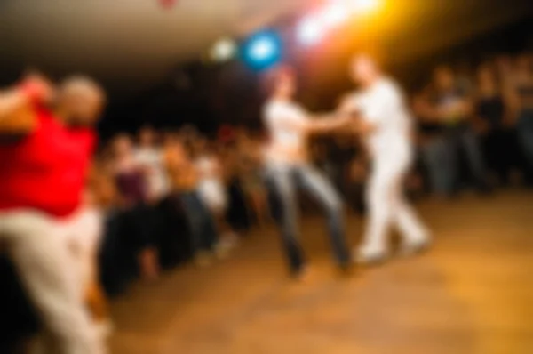 People dancing blur background — Stock Photo, Image