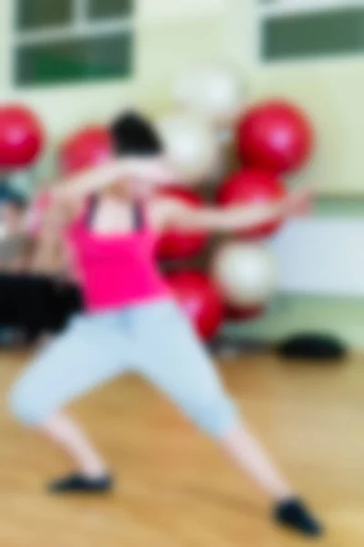 Dance class for women blur background — Stock Photo, Image