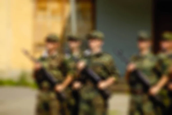 Russian army theme blur background — Stock Photo, Image