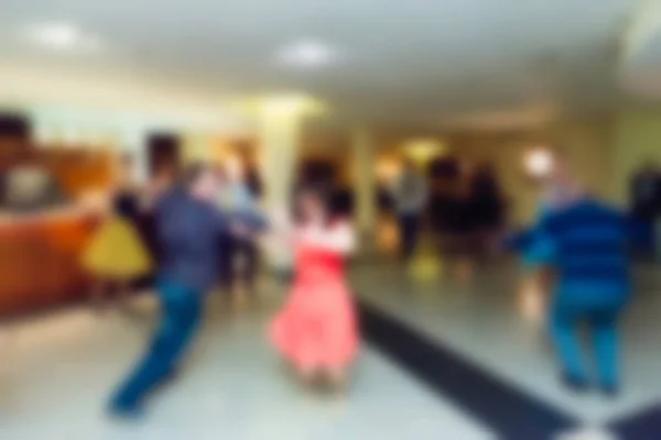 Fiesta en el restaurante tema desenfoque fondo — Foto de Stock