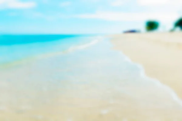 Tropisch eiland Beach Wave Blur achtergrond — Stockfoto