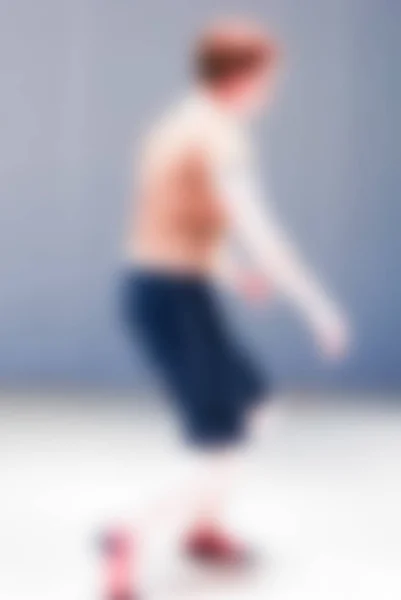 Zeitgenössische Tanzperformance Thema verschwimmen Hintergrund — Stockfoto