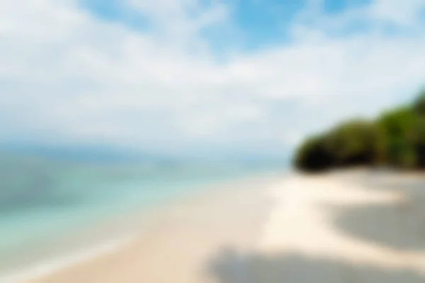 Gili Trawangan Bali Indonesia Travel theme blur background — Stock Photo, Image