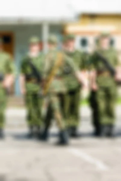 Russian army theme blur background — Stock Photo, Image