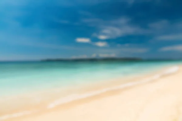 Tropisch strand vervagen achtergrond — Stockfoto