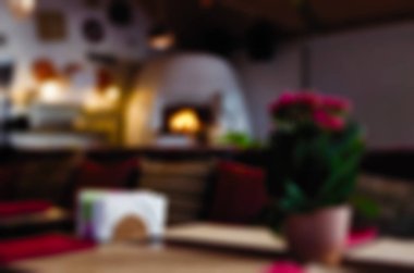 Restoran bulanıklık arka plan
