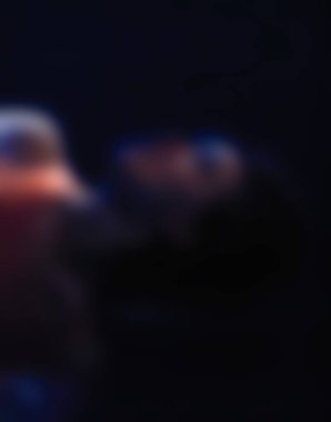 Çağdaş dans performans Tema arka plan bulanıklık