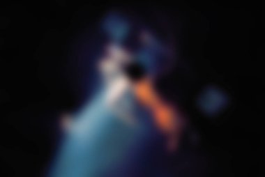 Çağdaş dans performans bokeh arka plan bulanıklık