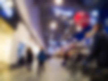 Alışveriş alışveriş merkezi Tema arka plan bulanıklık