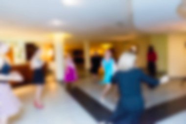 Parti Restoran Tema arka plan bulanıklık