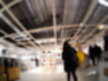 Alışveriş alışveriş merkezi Tema arka plan bulanıklık