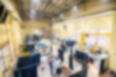 Endüstriyel Üretim Fabrikası Tema arka plan bulanıklık