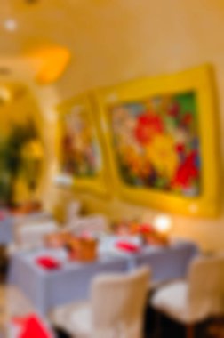 Restoran bulanıklık arka plan