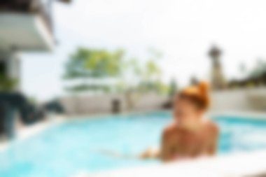 Bali Endonezya Seyahat tema bulanıklık arka plan