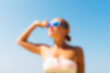 Bali Endonezya Seyahat tema bulanıklık arka plan