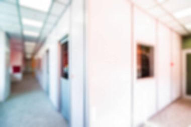 Nano teknoloji fabrika Tema arka plan bulanıklık