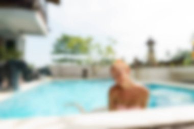 Bali Endonezya Seyahat tema bulanıklık arka plan