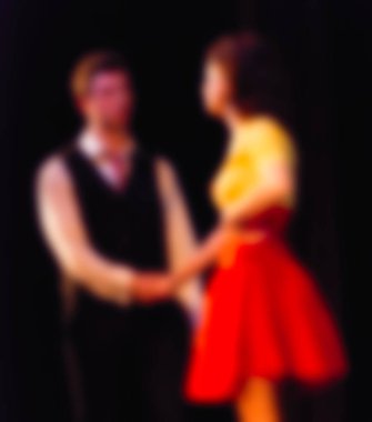 Tiyatro oyun Tema bulanıklık arka plan