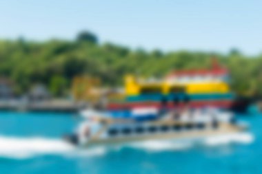 Bali Endonezya Seyahat tema bulanıklık arka plan