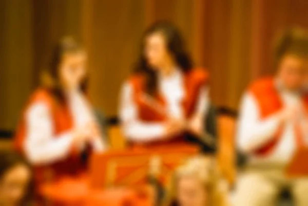 Klassisk konsert oskärpa bakgrund — Stockfoto