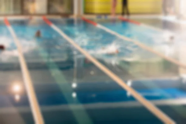 水泳競技テーマぼかし背景 — ストック写真