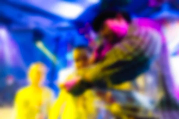 Blur background of people at the concert — Stock Photo, Image