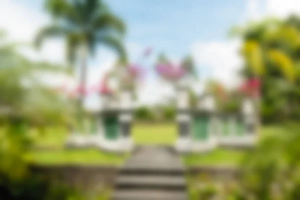 Bali Indonesia Travel theme blur background — Stock Photo, Image