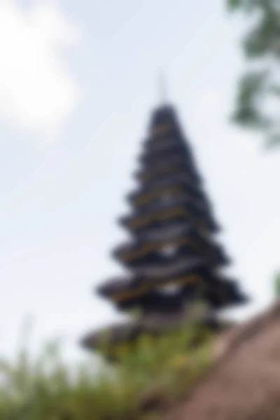 Bali Indonésia Viagem tema borrão fundo — Fotografia de Stock