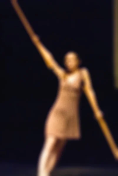 Contemporary dance performance bokeh blur background