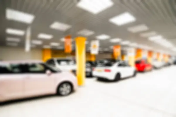 Car auto dealership themed blur background