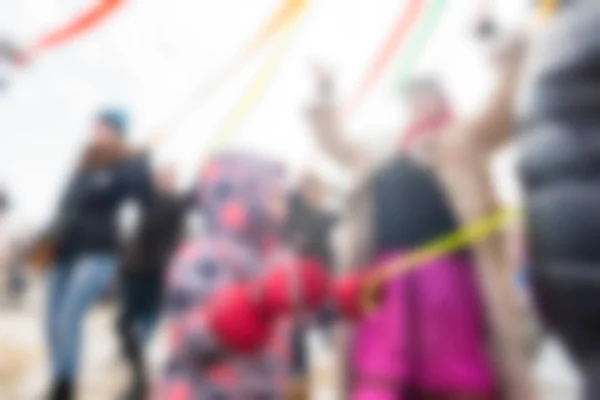 マルディグラのお祝いテーマの背景をぼかし — ストック写真
