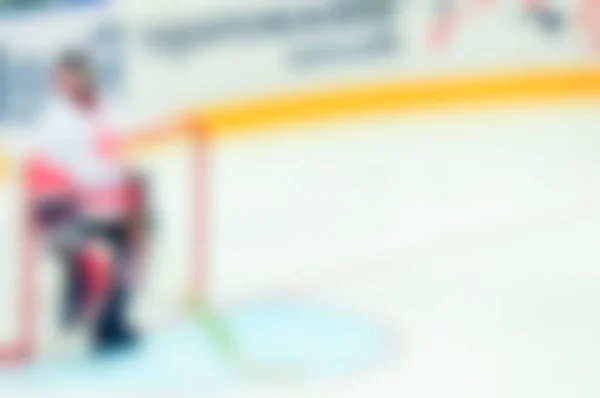 Abstract blur of ice hockey players at tournament play — Stock Photo, Image