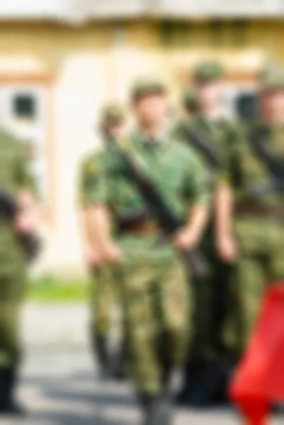 Russian army theme blur background — Stock Photo, Image