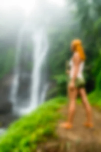 Bali Indonesia Travel theme blur background — Stock Photo, Image