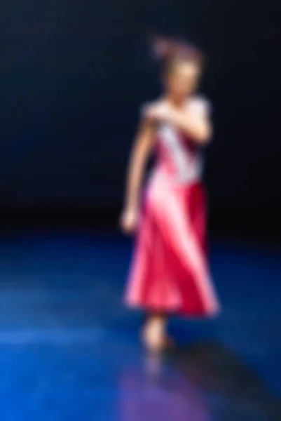 Contemporary dance performance bokeh blur background — Stock Photo, Image