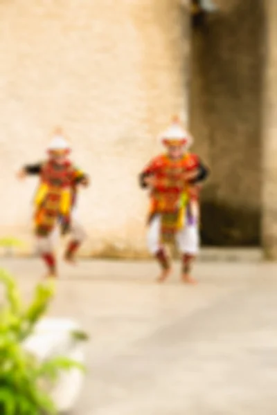 Traditionell Bali dans oskärpa bakgrund — Stockfoto