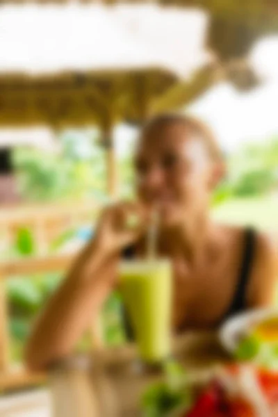 Bali Indonesia Travel theme blur background — Stock Photo, Image