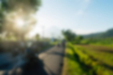 Bali Endonezya Seyahat tema bulanıklık arka plan