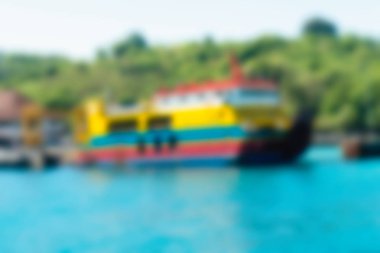 Bali Endonezya Seyahat tema bulanıklık arka plan