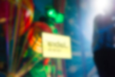 İnsanların konserinde arka plan bulanıklık