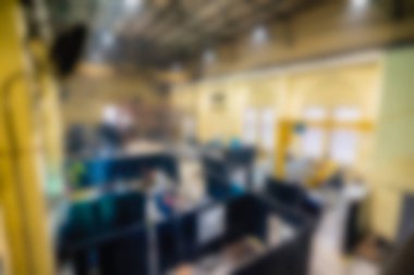 Endüstriyel Üretim Fabrikası Tema arka plan bulanıklık