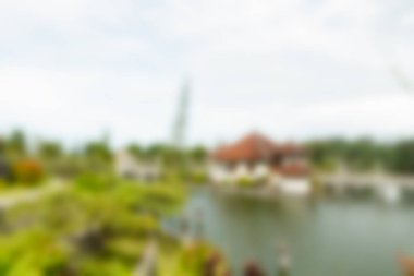 Bali Endonezya Seyahat tema bulanıklık arka plan