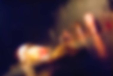 Çağdaş dans performans bokeh arka plan bulanıklık